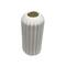 8 Pack: 9" White Geometric Ceramic Vase by Ashland®
